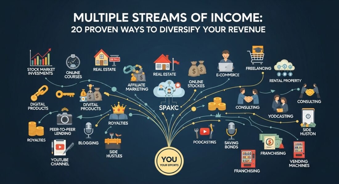 Multiple Streams of Income: 20 Proven Ways to Diversify Your Revenue