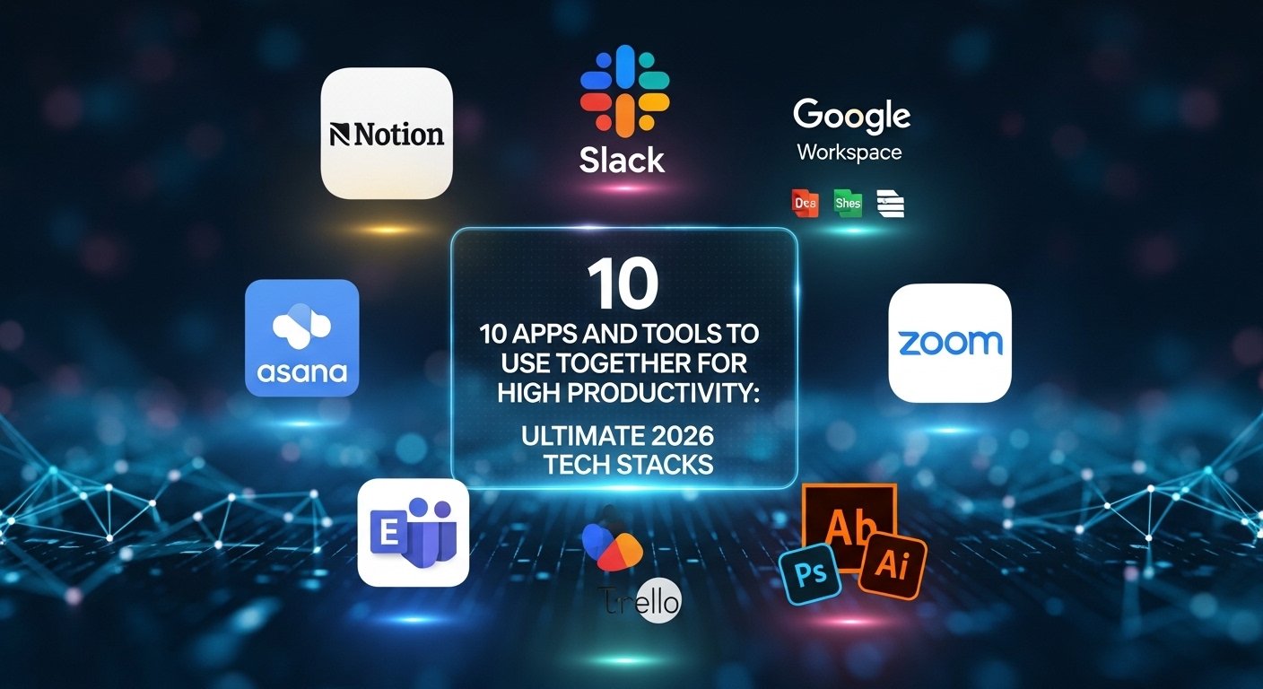 10 Apps and Tools to Use Together for High Productivity
