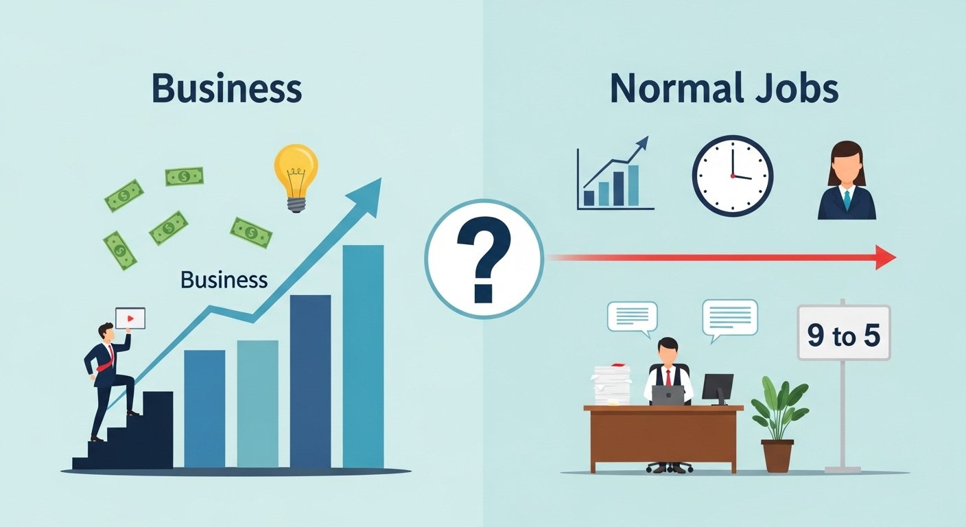 Why Business Wins Over Normal Jobs: Should You Quit Job?