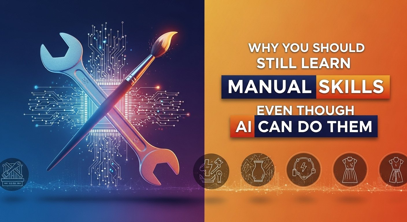 Learn Manual Skills Even Though AI Can Do Them