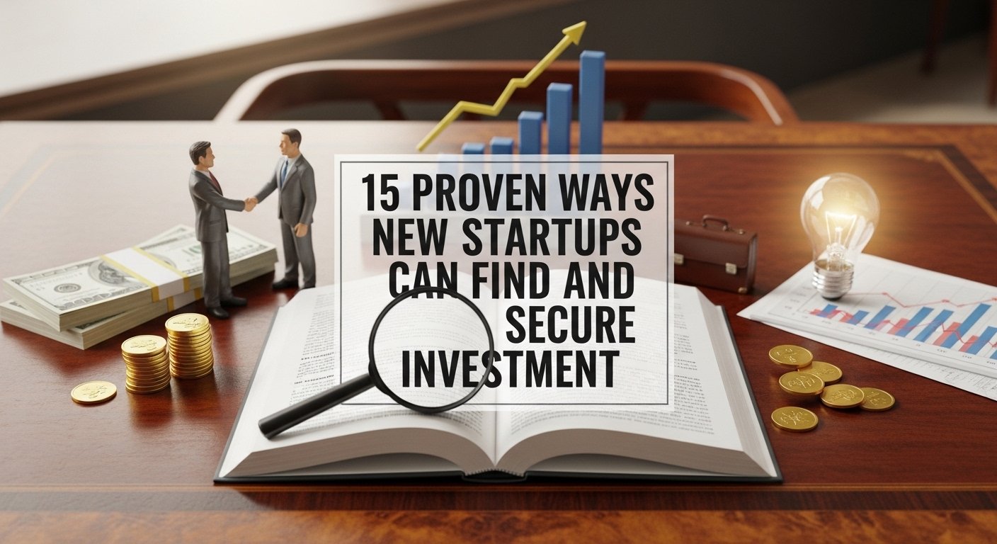 15 Proven Ways New Startups Can Find and Secure Investment