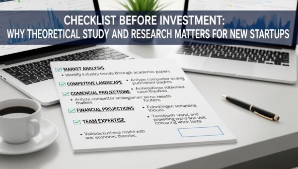 Checklist Before Investment: Why Theoretical Study and Research Matters for New Startups