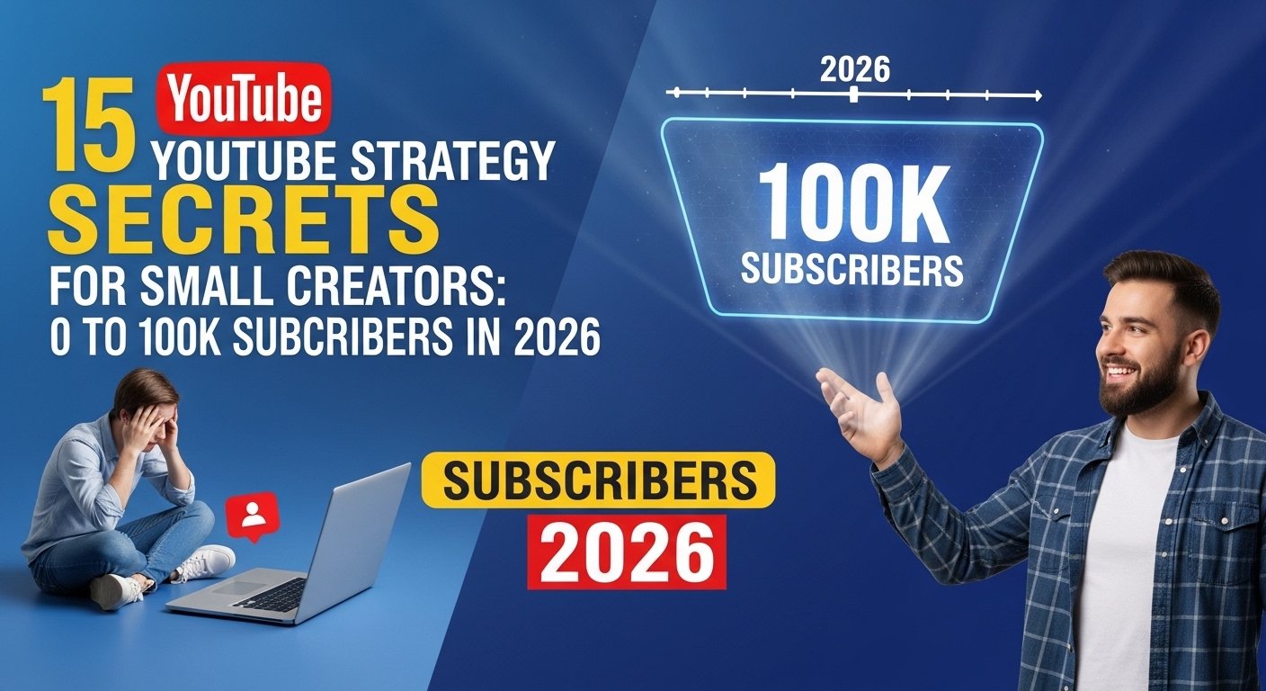 15 YouTube Strategy Secrets to get 0 to 100K Subscribers