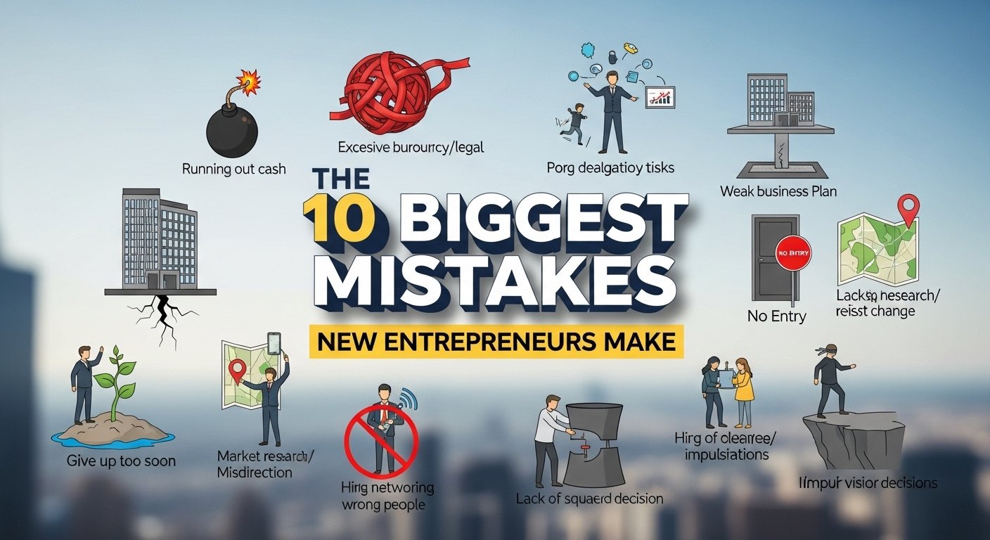The 10 Biggest Mistakes New Entrepreneurs Make