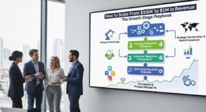 How to Scale from $100K to $1M in Revenue: The Growth Stage Playbook